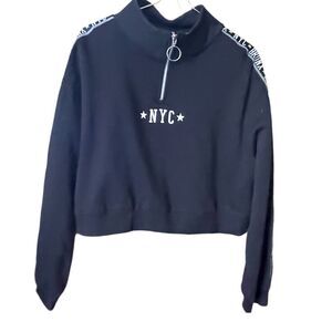 NYC BRONX cropped sweatshirt size M by Divided